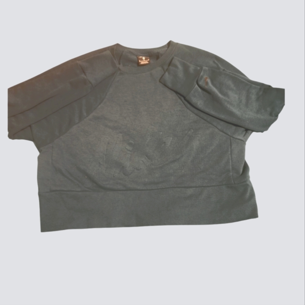 Nike Women's Green Crop Sweater Medium